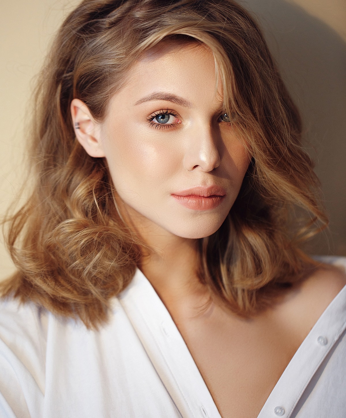 Fayetteville Neck Lift model with soft, natural makeup.