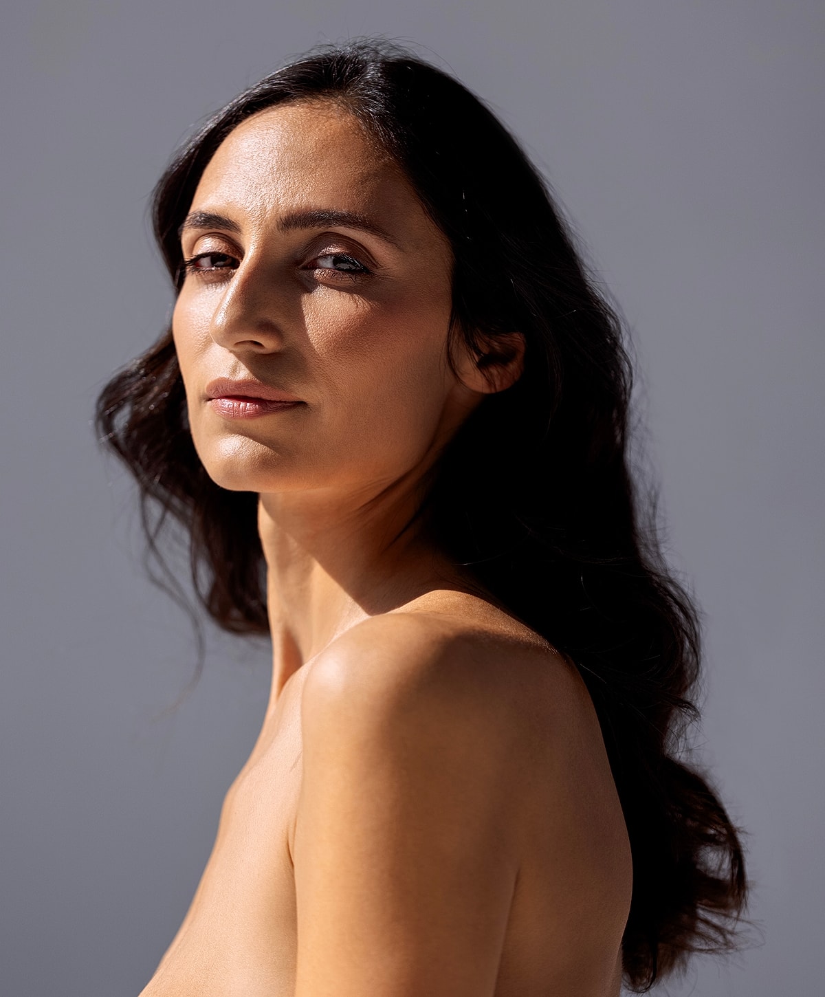 Portrait of a confident woman in natural light.