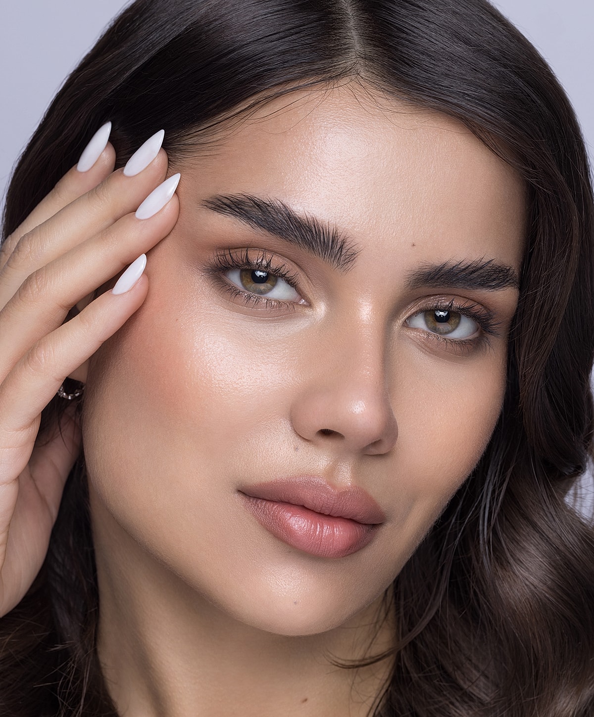 Fayetteville Dermal Fillers model with natural makeup.